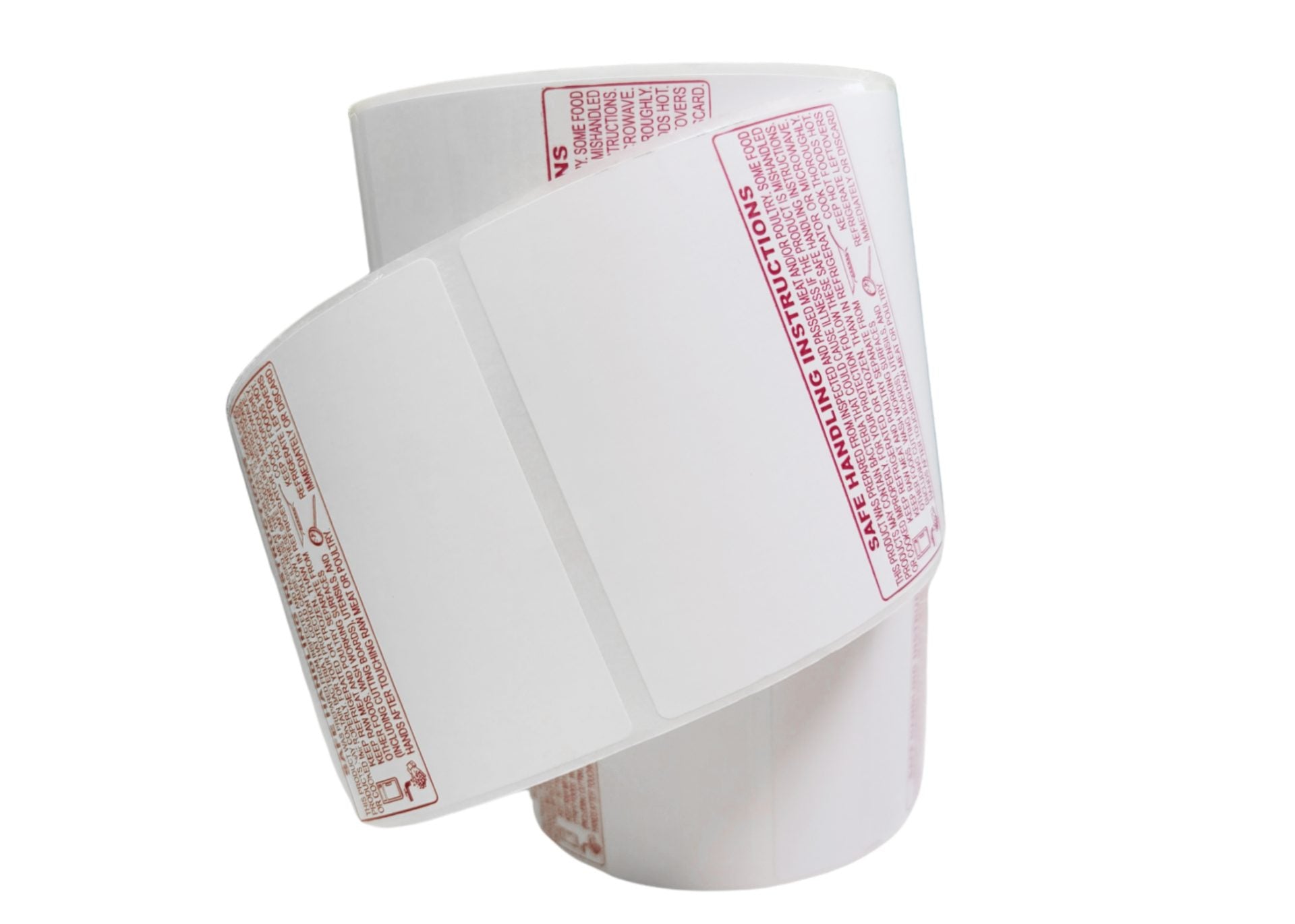 BL-8414, UPC and Safe Handling Instructions, Direct Thermal Label