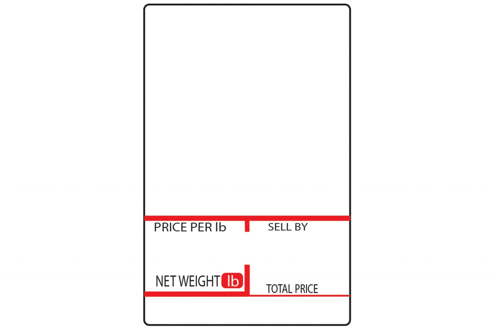 Barcode Direct Thermal Label Compatible With Digi Scale