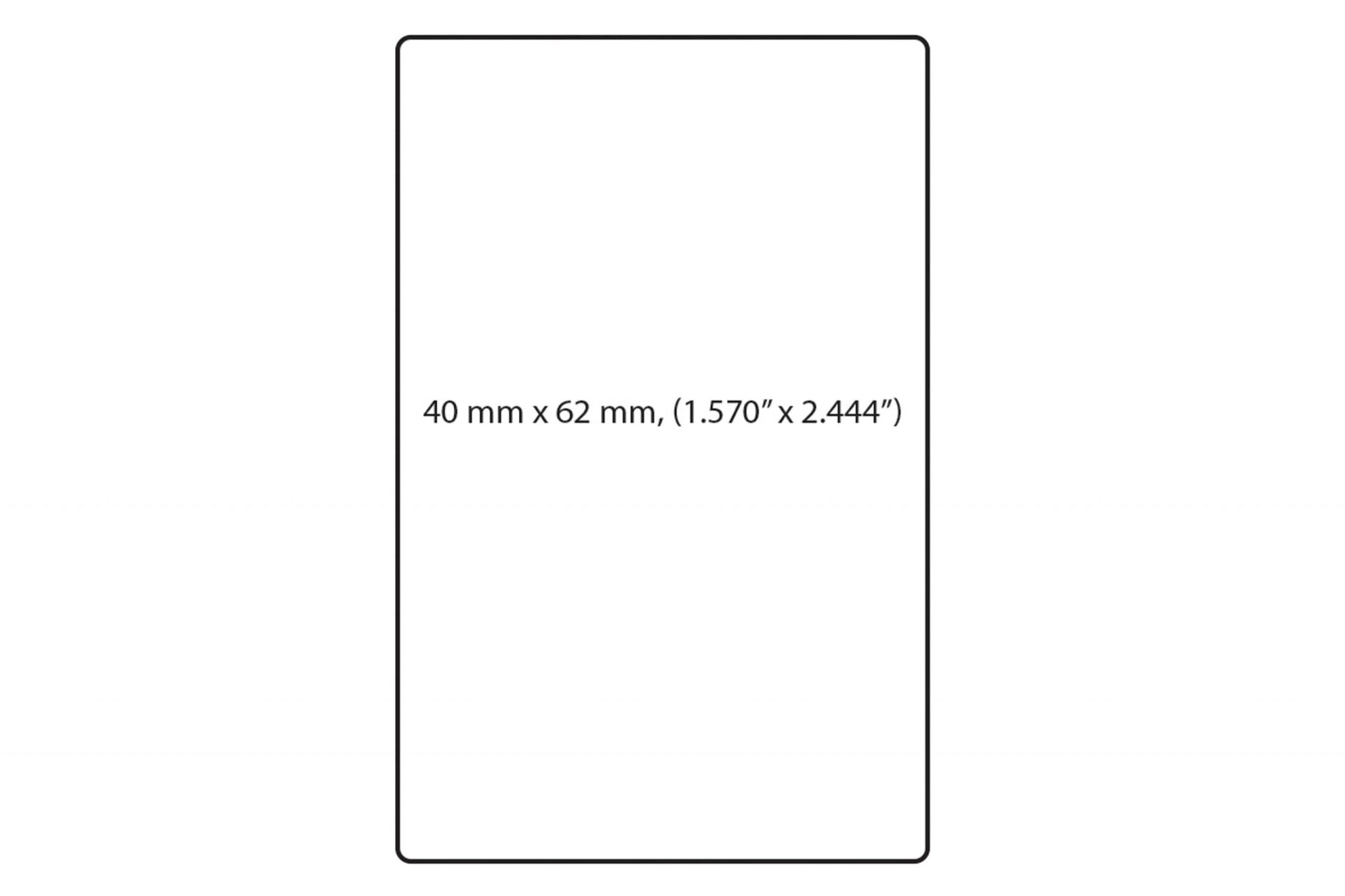 Blank Barcode Direct Thermal Label Compatible With Digi Scale