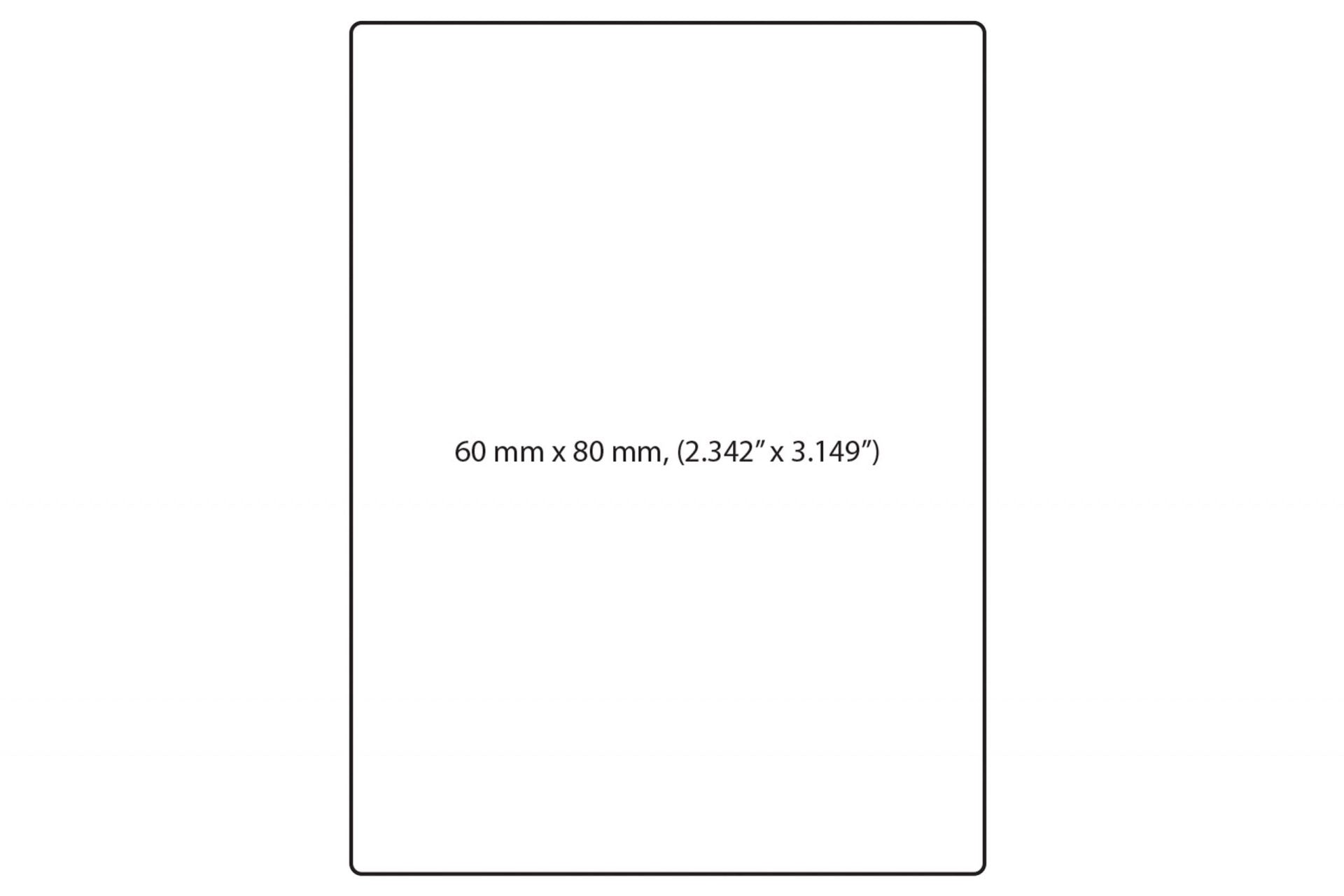 Blank UPC Barcode Direct Thermal Label Compatible With Digi Scale