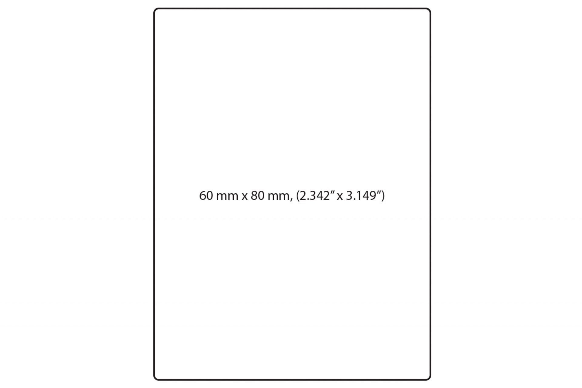 Blank Ingredients UPC Barcode Direct Thermal Label, 3" Core Compatible With Digi Scale
