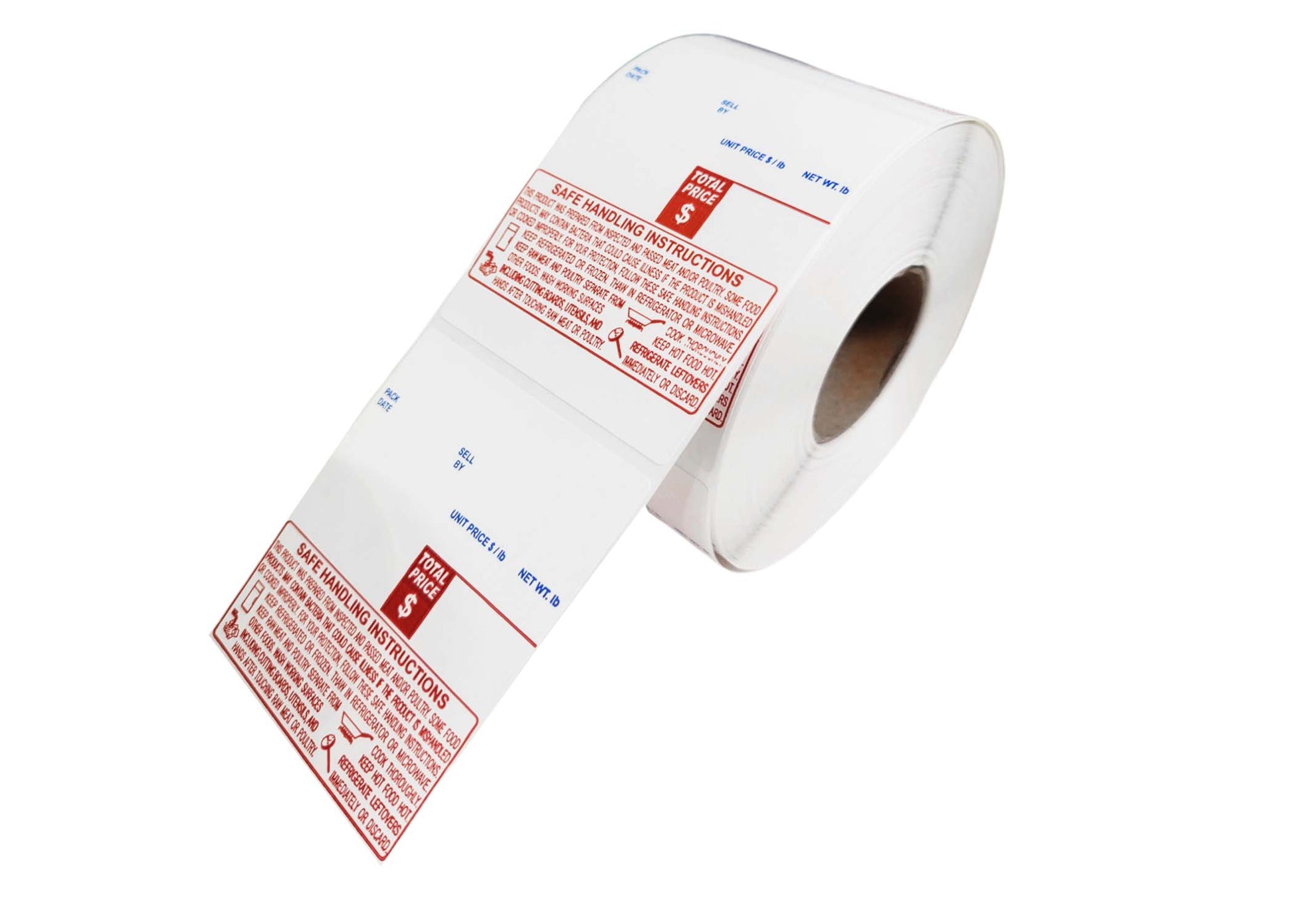 Safe Handling UPC Barcode Direct Thermal Label Compatible With Digi Scale