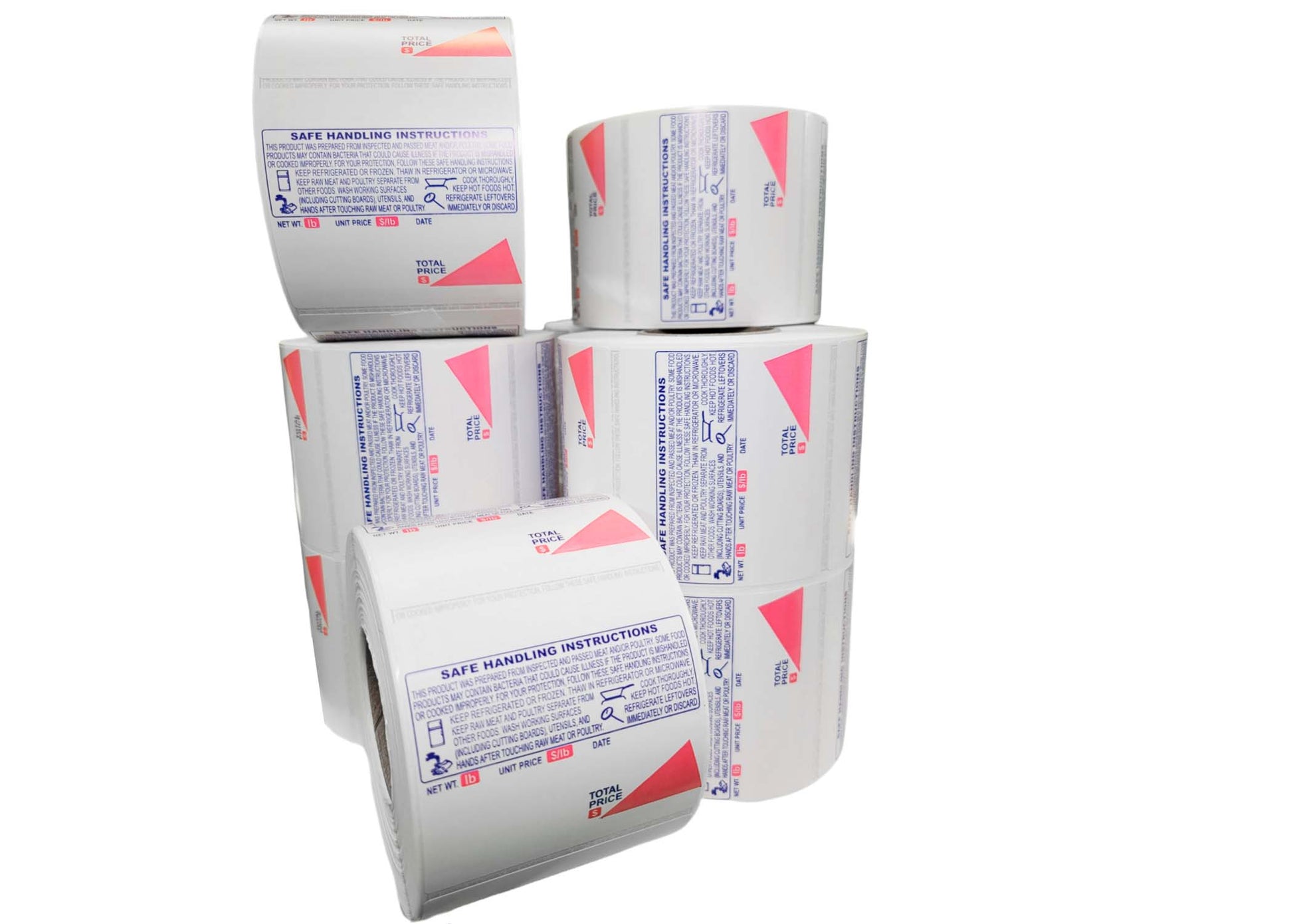 GL-4164, UPC Barcode with Safe Handling Instructions, Direct Thermal Label