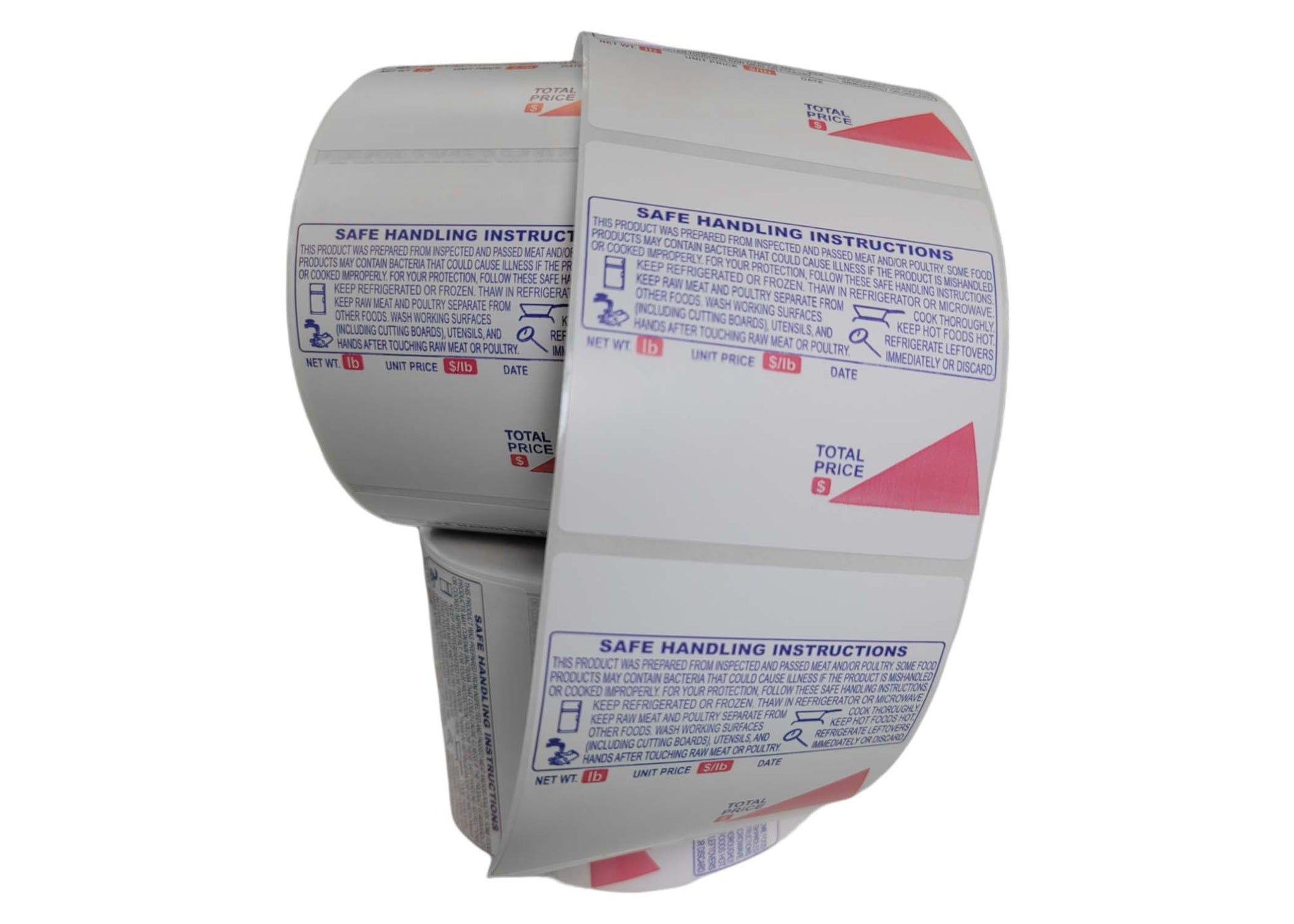 GL-4164, UPC Barcode with Safe Handling Instructions, Direct Thermal Label