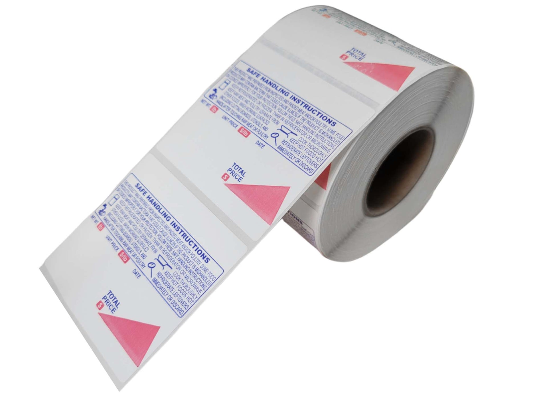 GL-4164, UPC Barcode with Safe Handling Instructions, Direct Thermal Label