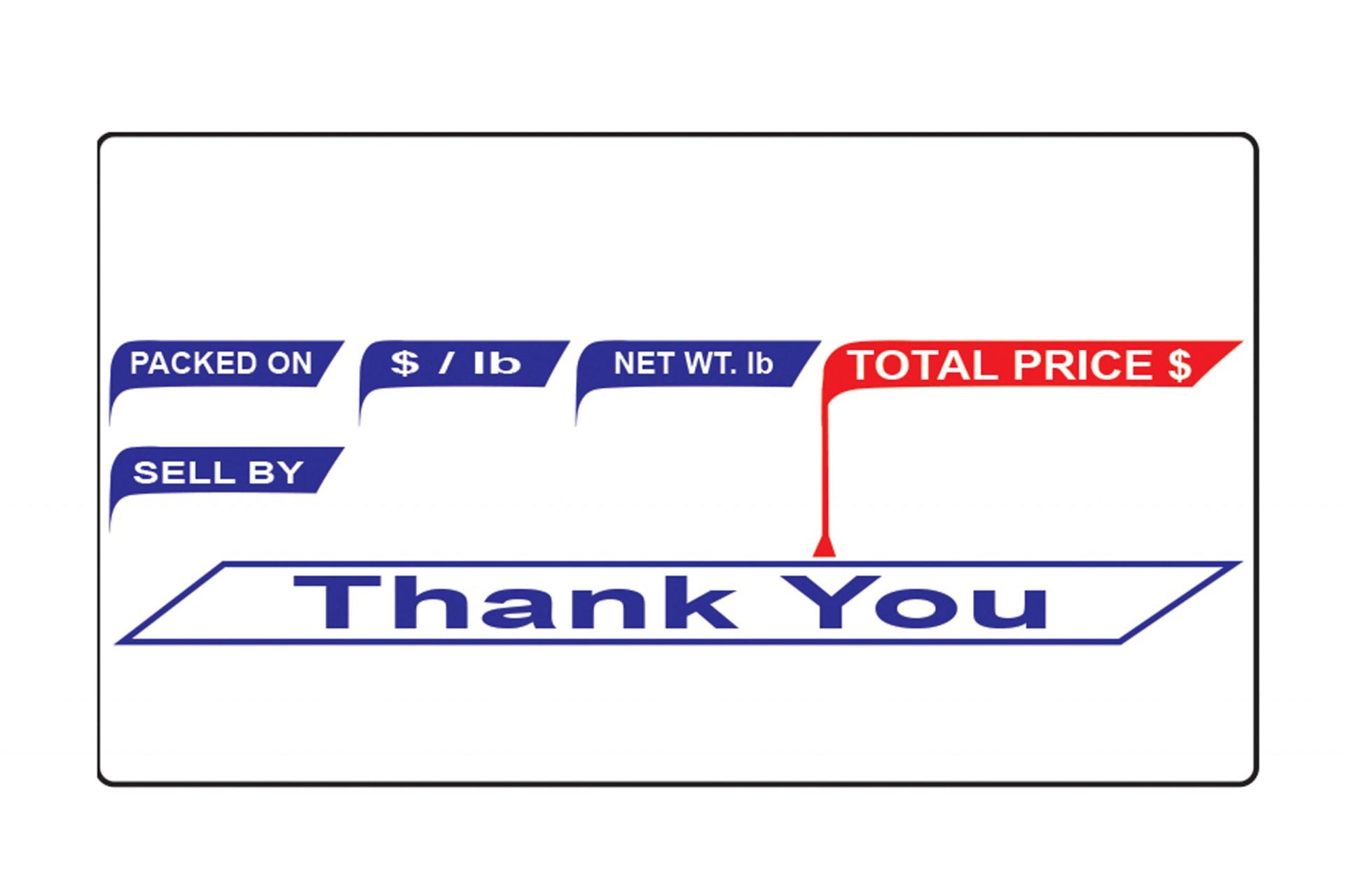 Non UPC Direct Thermal Label Compatible With Kubota Scale