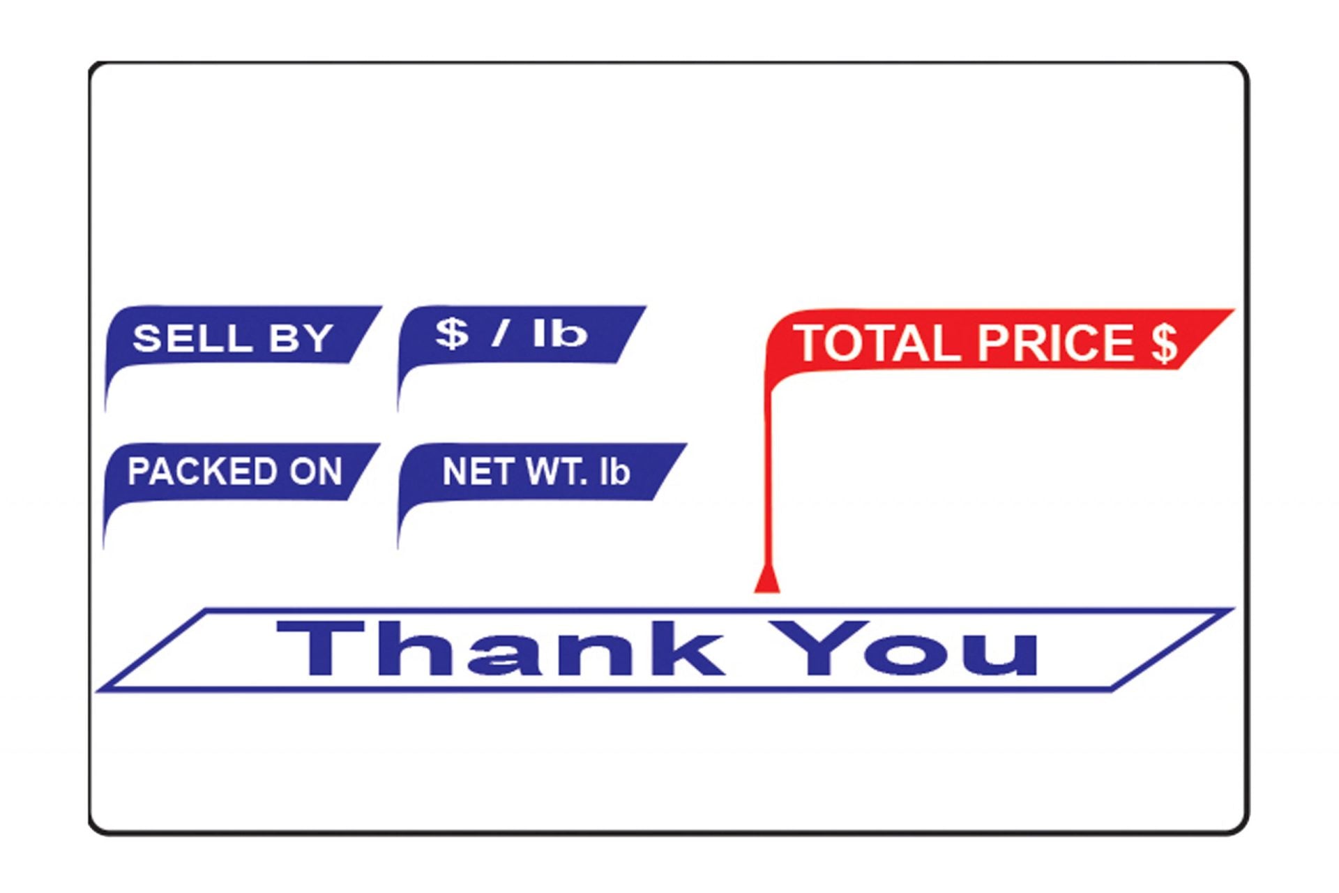 Non UPC Direct Thermal Label Compatible With Kubota Scale