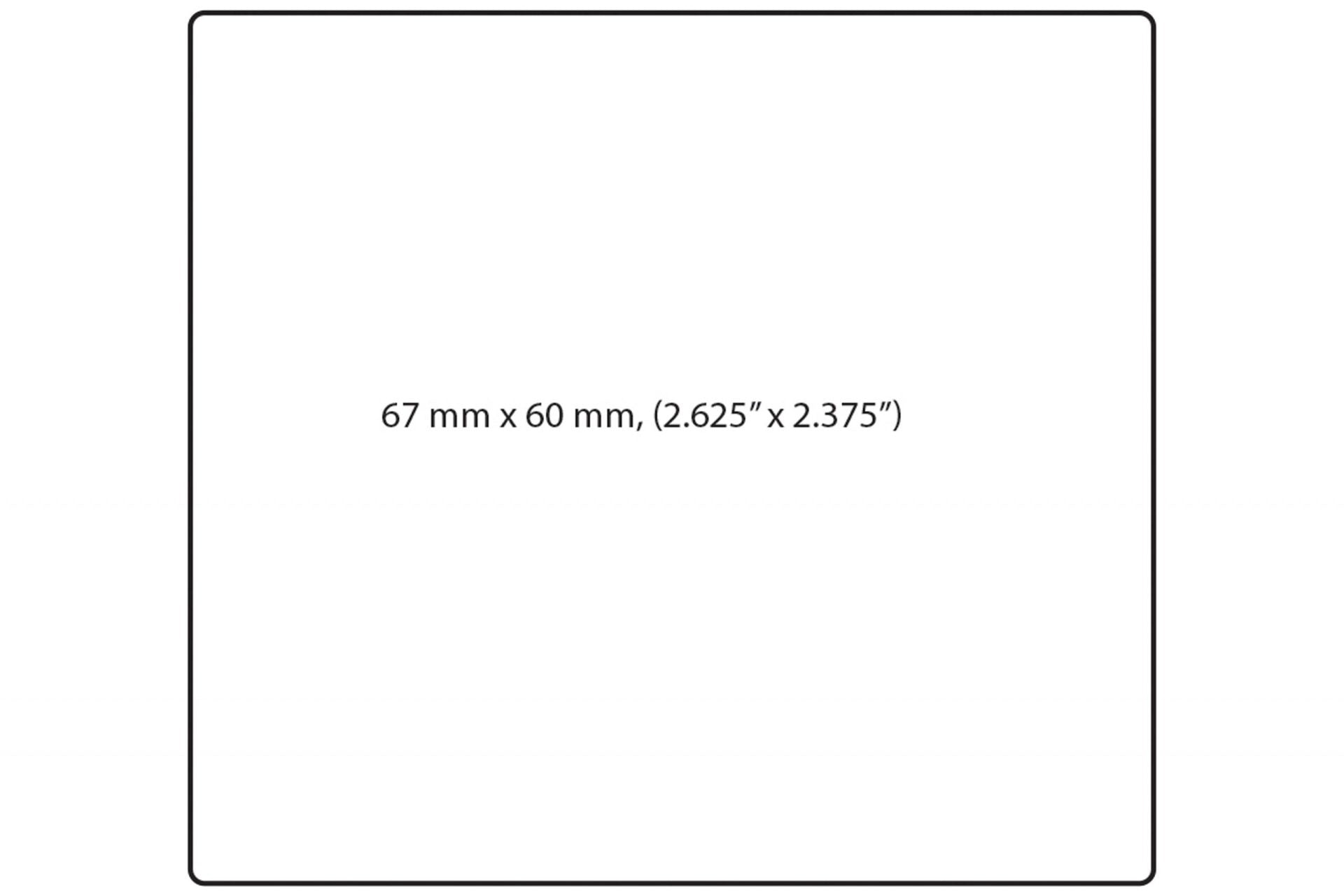 Blank UPC Barcode Thermal Label Compatible with Toledo Scale