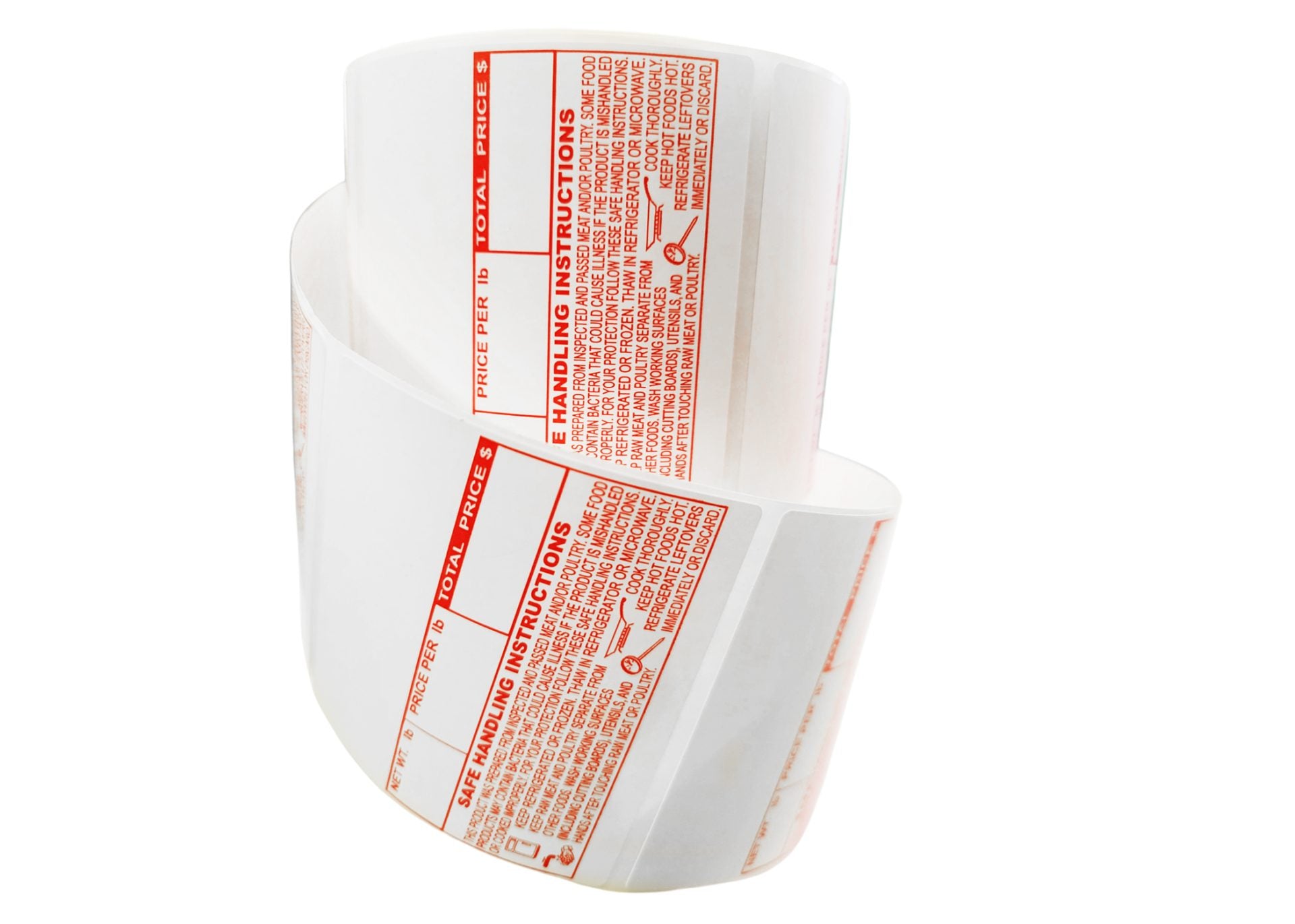 Safe Handling UPC Barcode Thermal Label Compatible with Toledo Scale