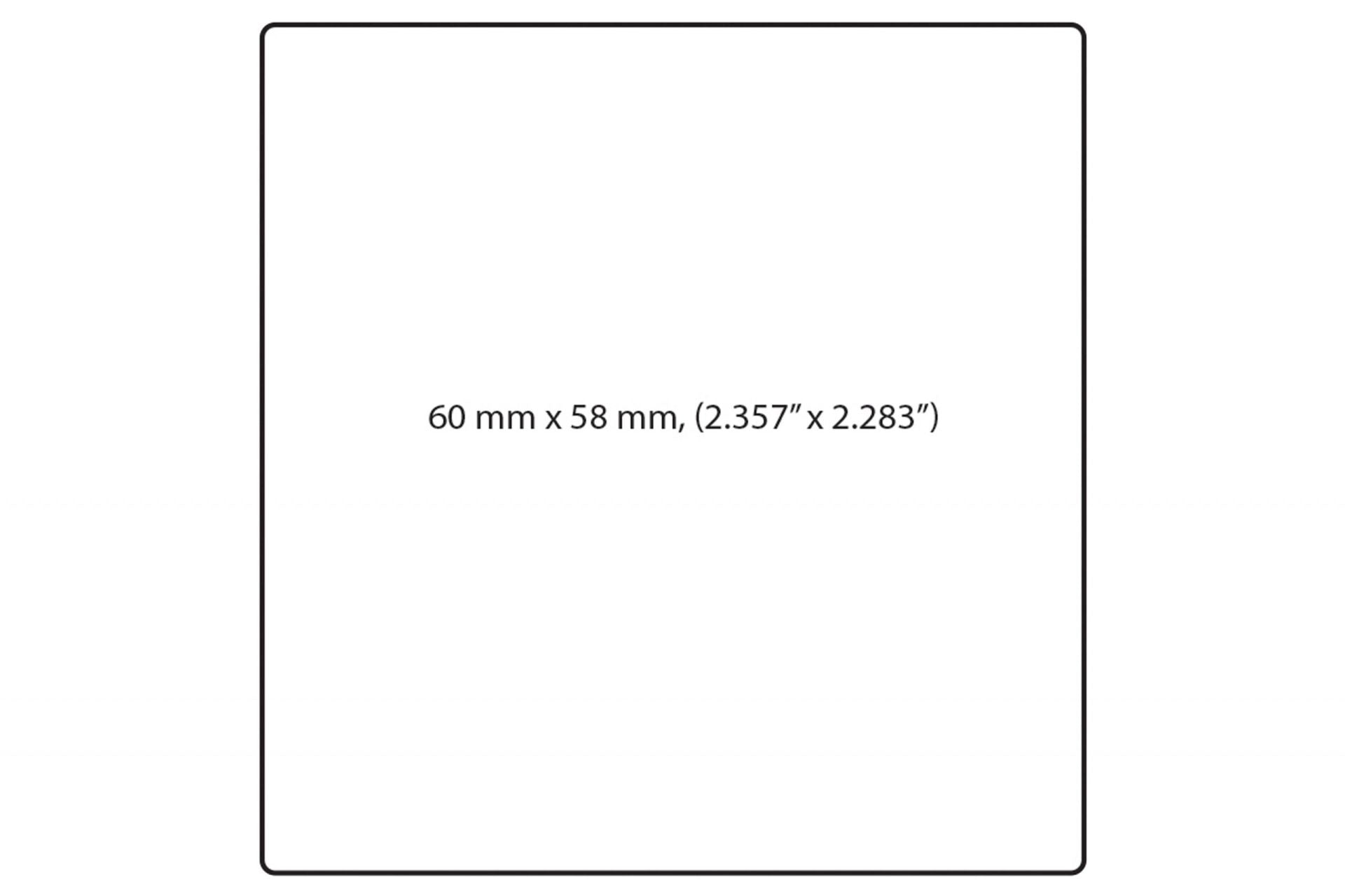 Blank Ingredients UPC Barcode Direct Thermal Label Compatible With Toledo Scale
