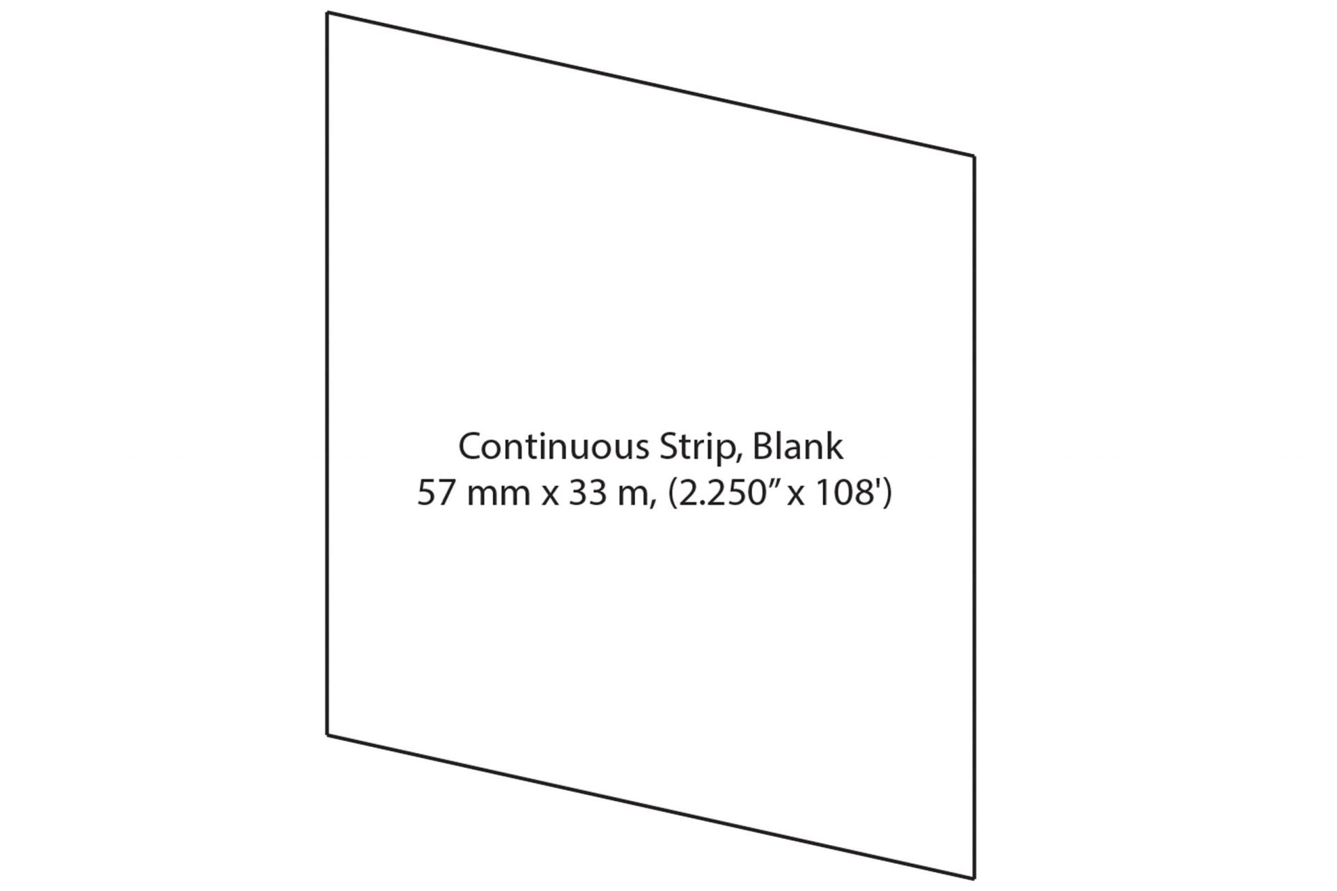 TL-5030, Continuous Strip Blank Direct Thermal Label