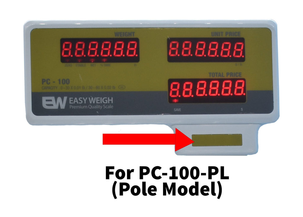Parts for PC-100 Price Computing Scale