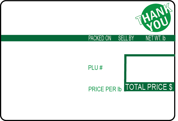 EW-110, UPC Barcode Direct Thermal Label