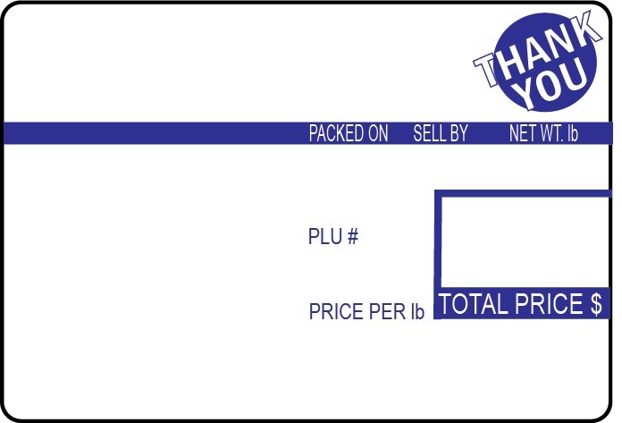 EW-110, UPC Barcode Direct Thermal Label