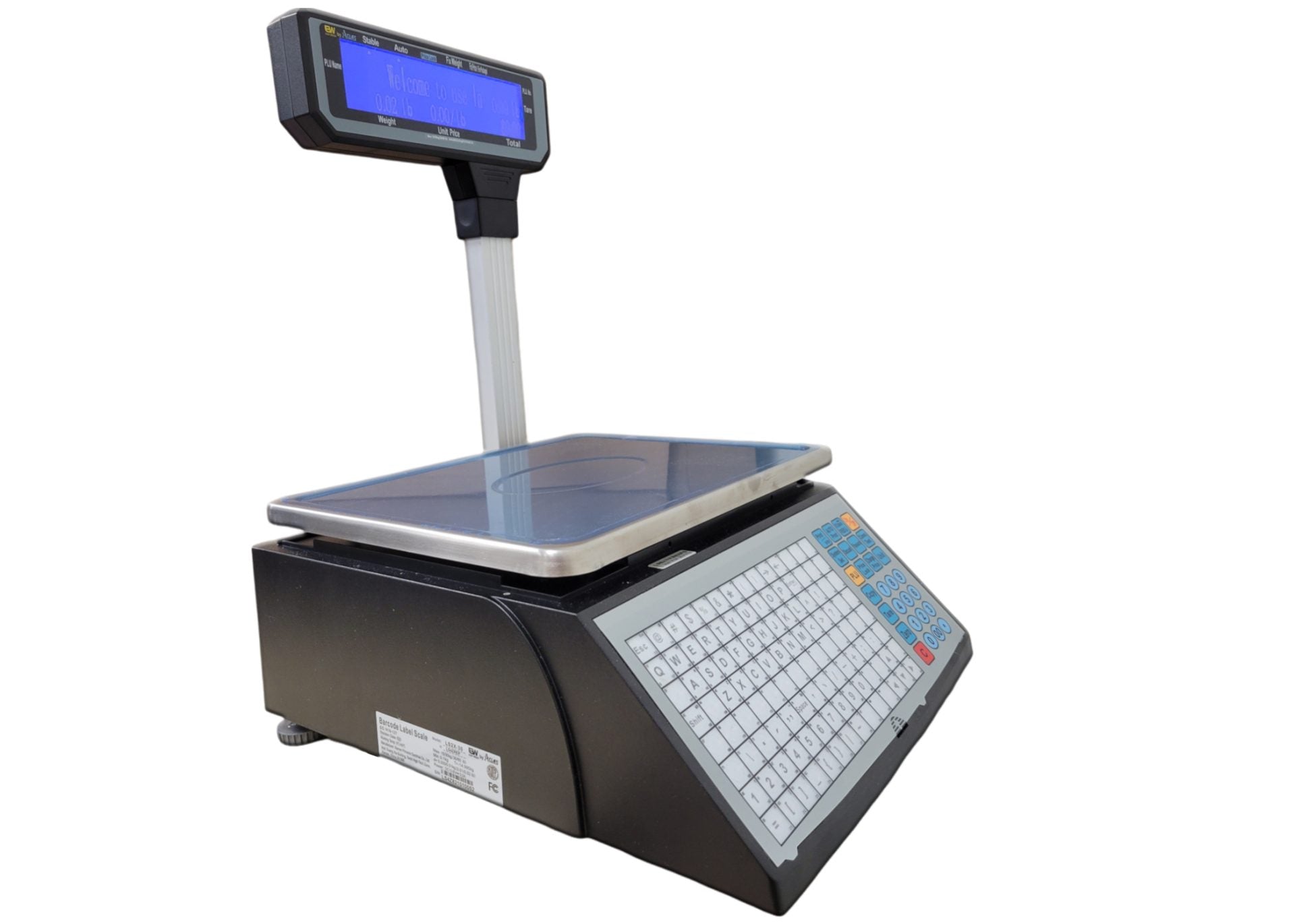 LS2x Networking Printing Barcode Label Scale