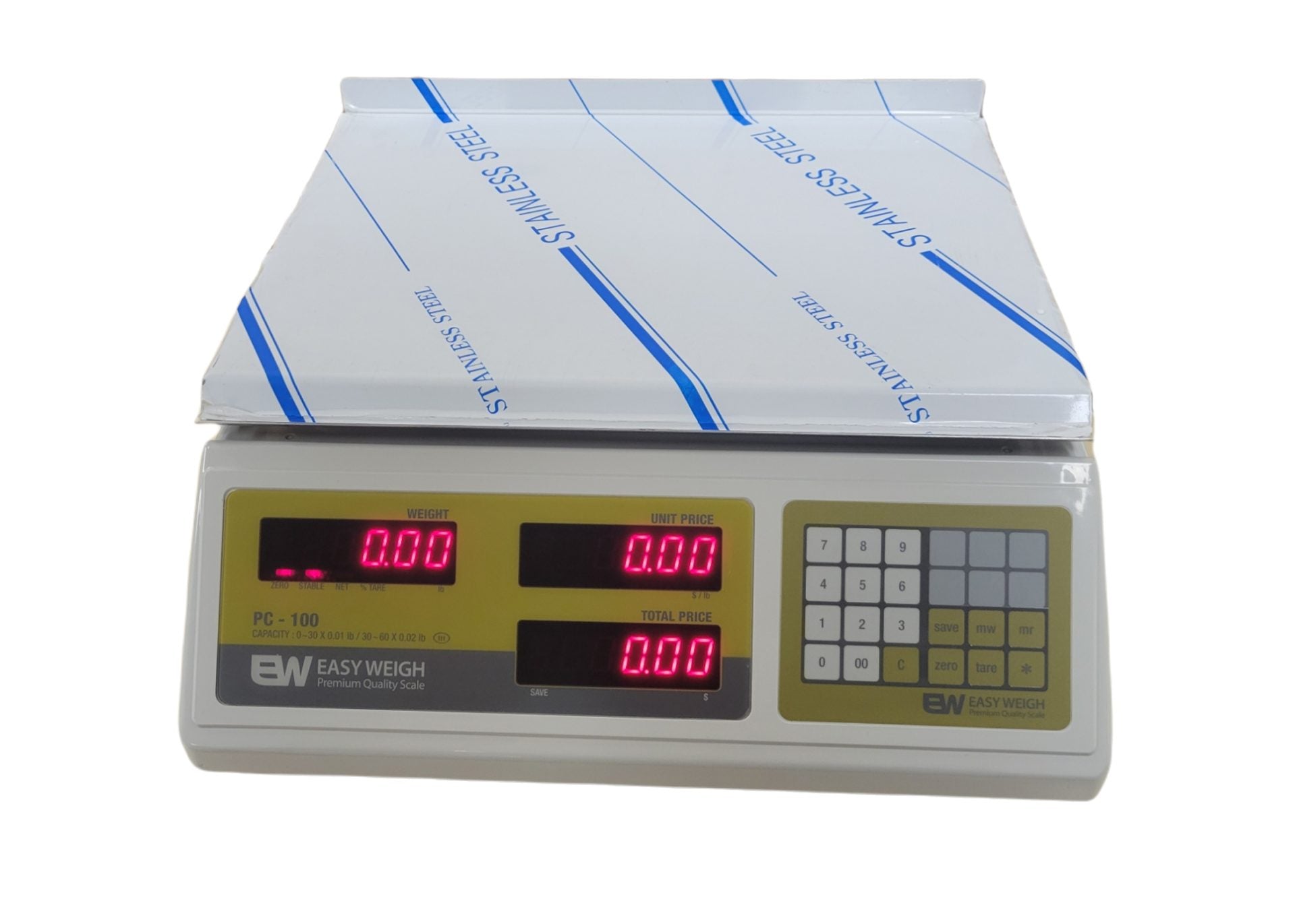 PC-100 Non Pole Price Computing Scale – Easy Weigh - Labels, Scales and ...