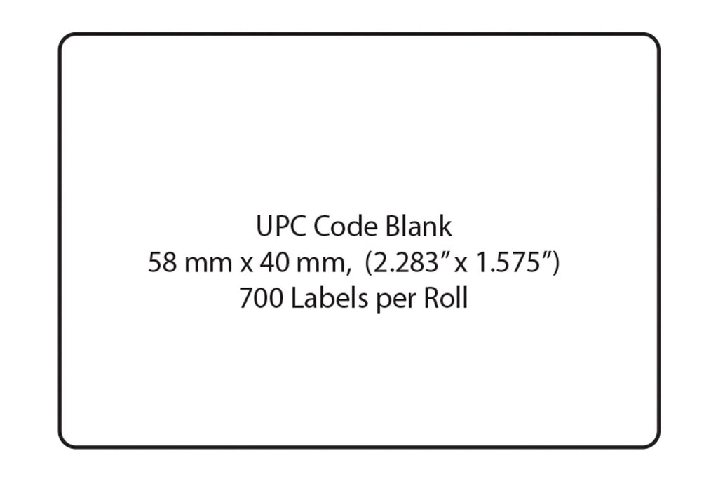 TR-8015 Blank, UPC Barcode Direct Thermal Label